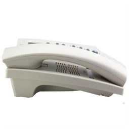 阿尔卡特T202白色商务办公电话机 智能背光与全免提的高效办公伴侣